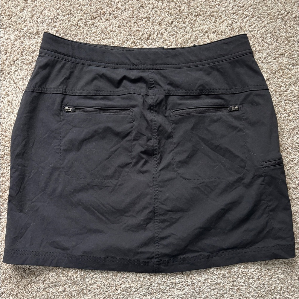 L.L. Bean Athletic Performance Skirt Skort Black Adjustable Waist Size 6 - Picture 2 of 8